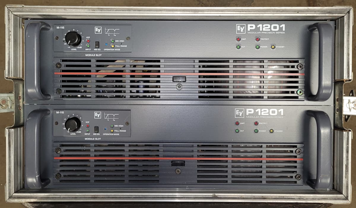 Electro Voice P1201 Verstärker mit RX115-Karte