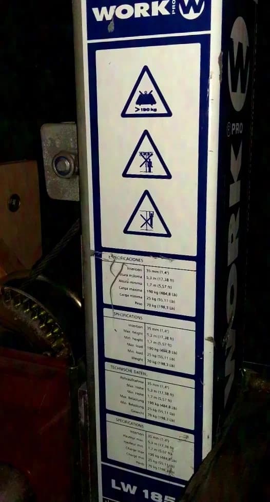 Work Traversenlift Tower Lift