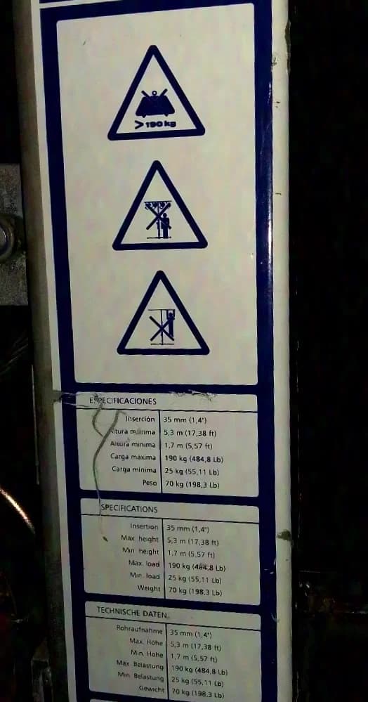 Work Traversenlift Tower Lift