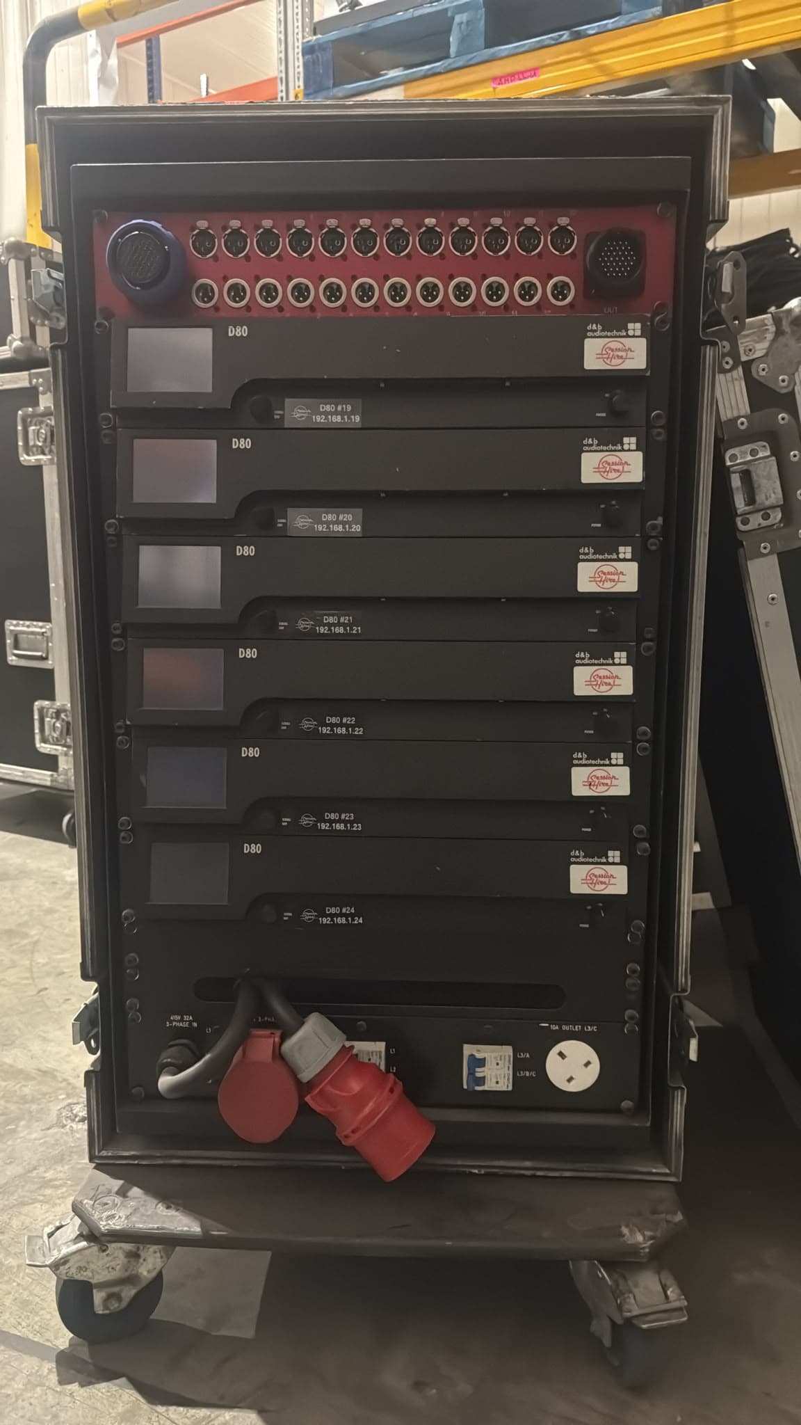 Komplettes d&b audiotechnik Beschallungssystem zu verkaufen