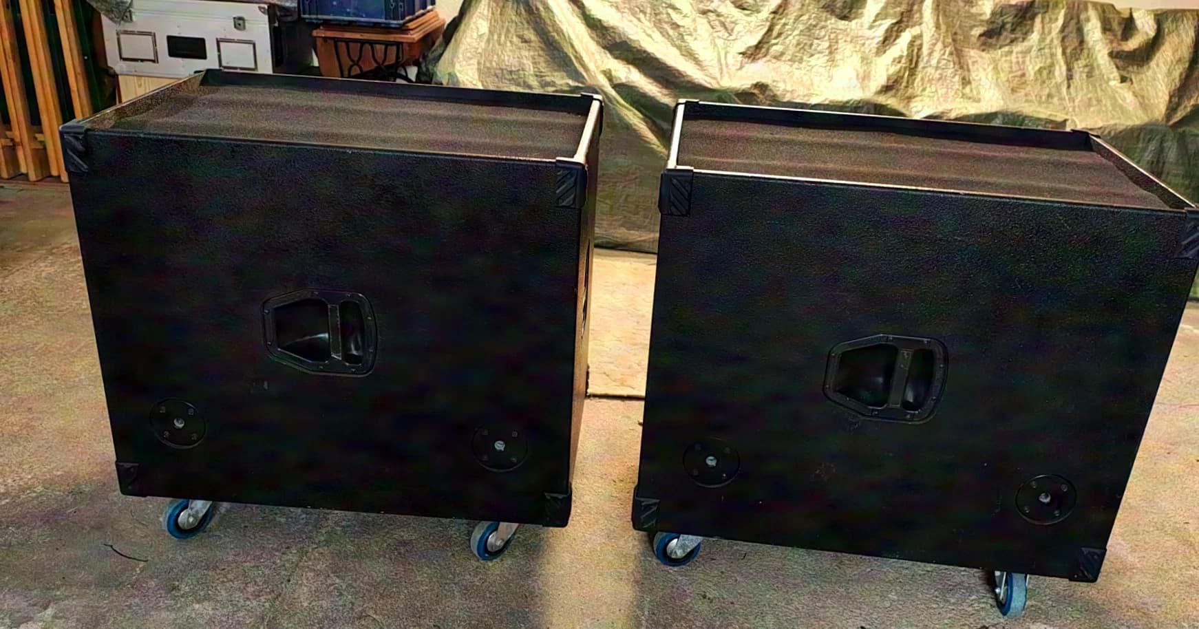 2x EV MTL-2 Subwoofer-Nachbau je 2x 18" B&C a 500 W RMS