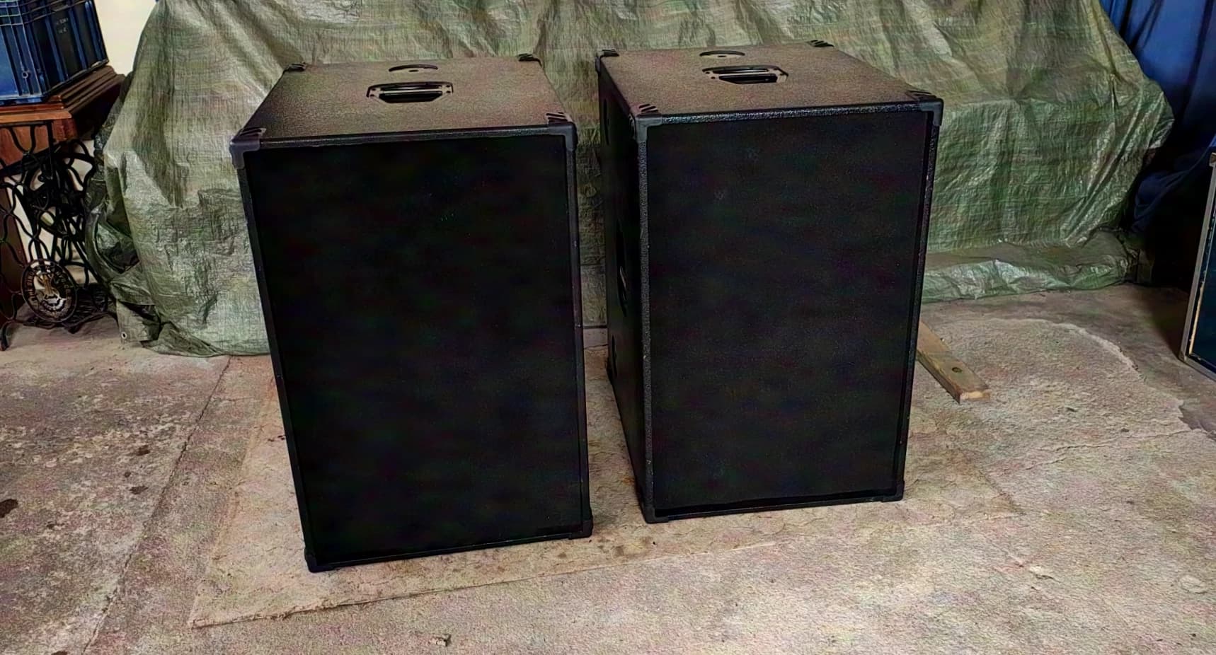 2x EV MTL-2 Subwoofer-Nachbau je 2x 18" B&C a 500 W RMS