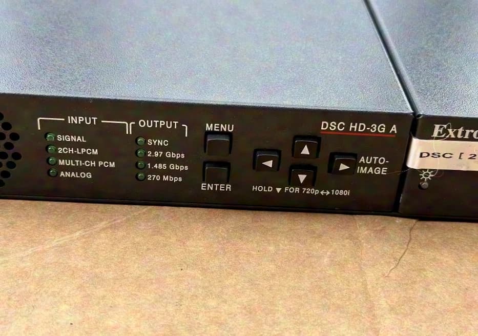 2x Extron DSC HD-3G A HDMI zu 3G‑SDI-Skalierer