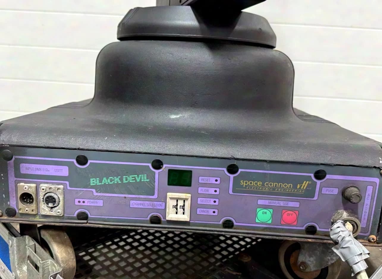 3x Space Cannon Target Rose 2.000 Watt im Case