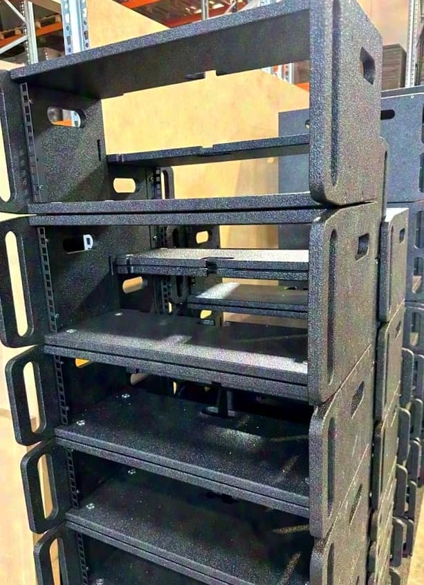 40 Stück GT-Case Tourflex Polyurea Modulracks kurz in diversen Größen plus Zubehör