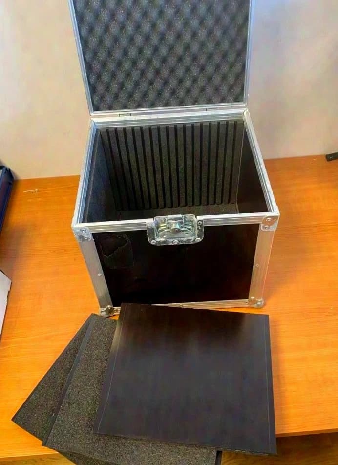 #516 Koffer Case 380 x 365 x 355 schwarz mit variablen Dividern