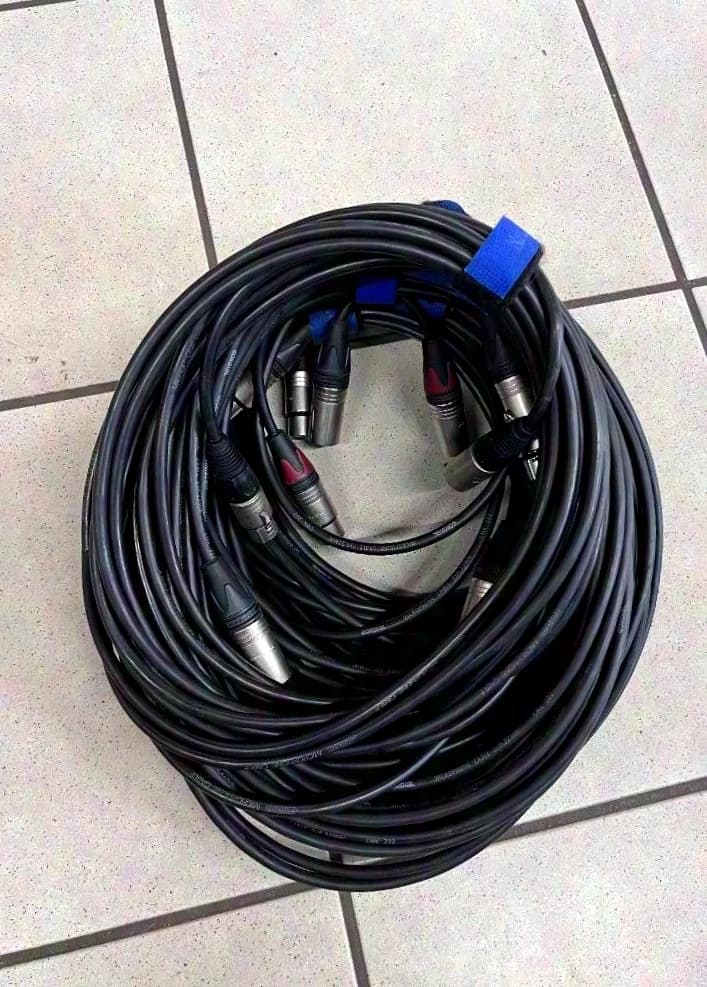 6x Neutrik XLR Kabel Mikrofon 10m