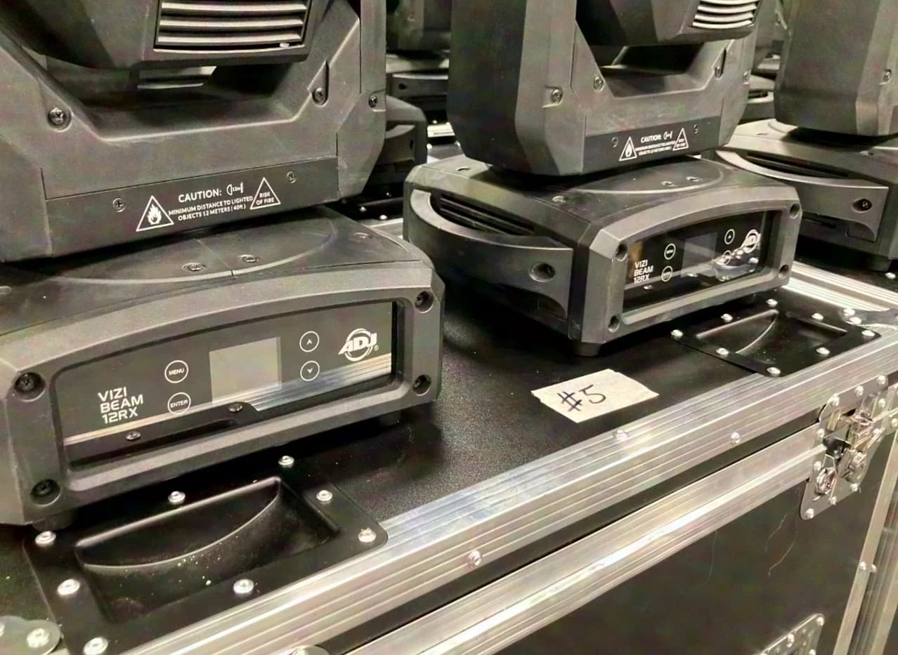 ADJ Vizi Beam 12RX Movingheads, 2er Sets im Case