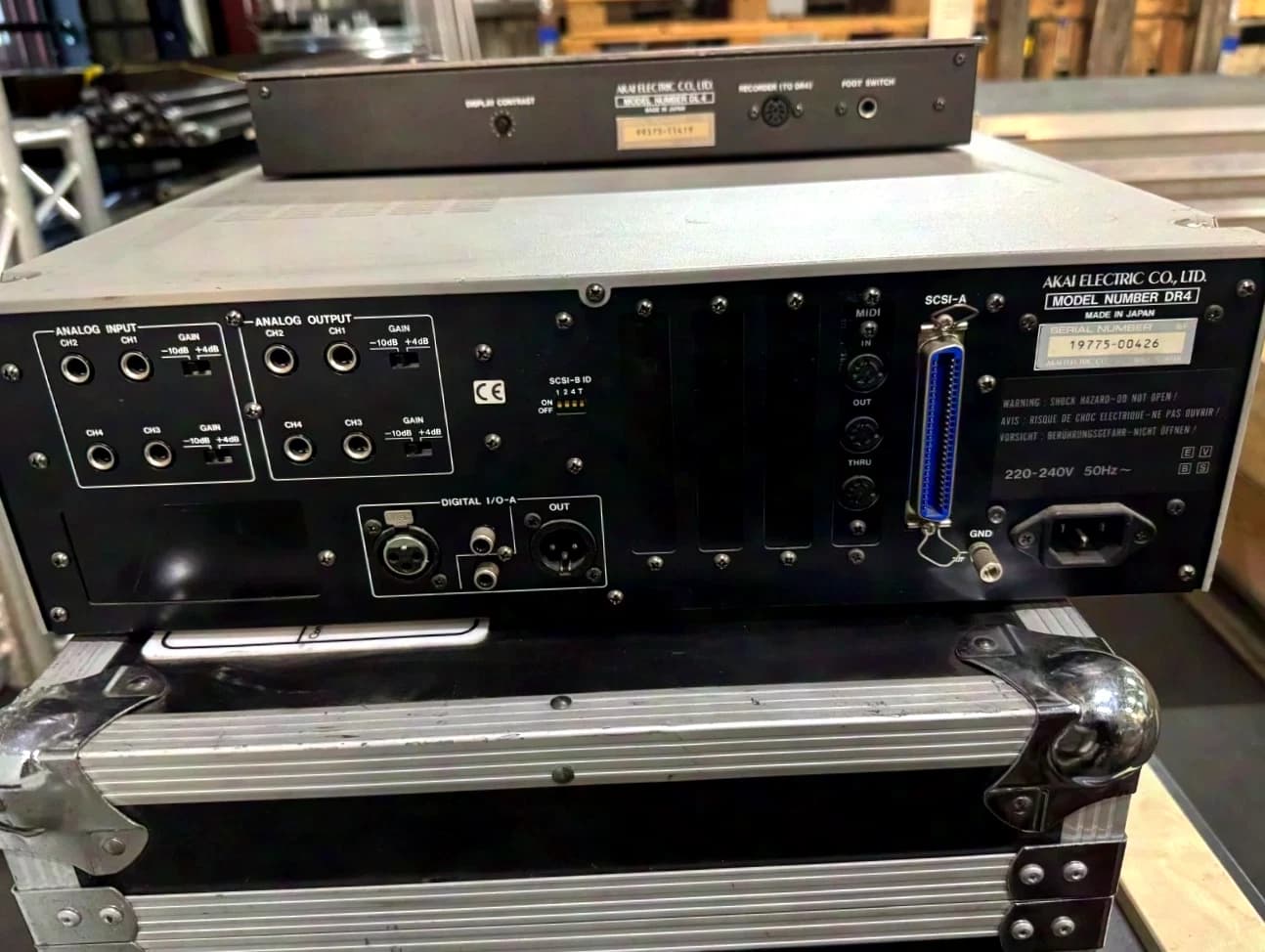 AKAI Professional DR4vr Hard Disk Recorder DL4d Remote Control Unit
