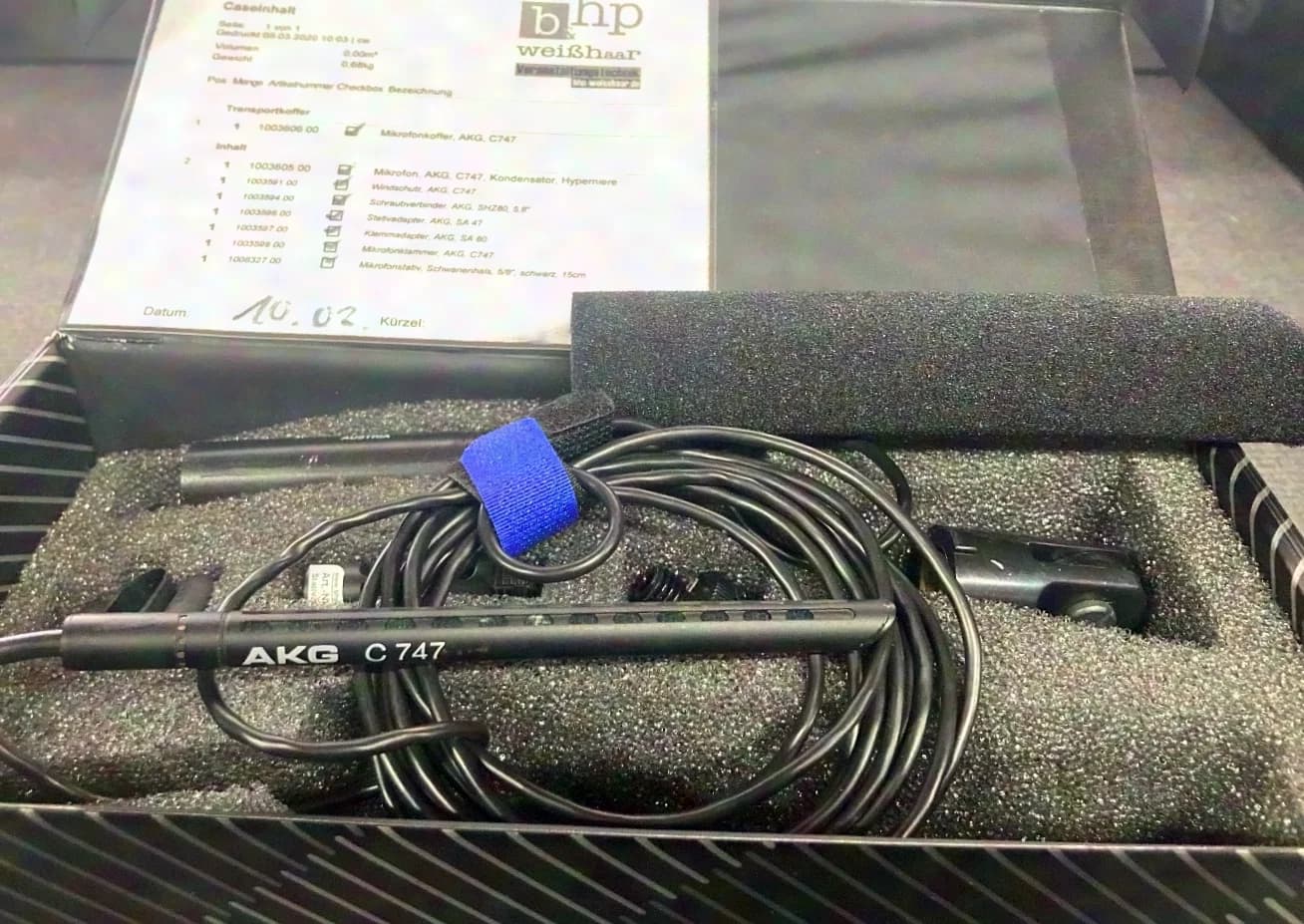 AKG C747 Kondensatormikrofon Hyperniere
