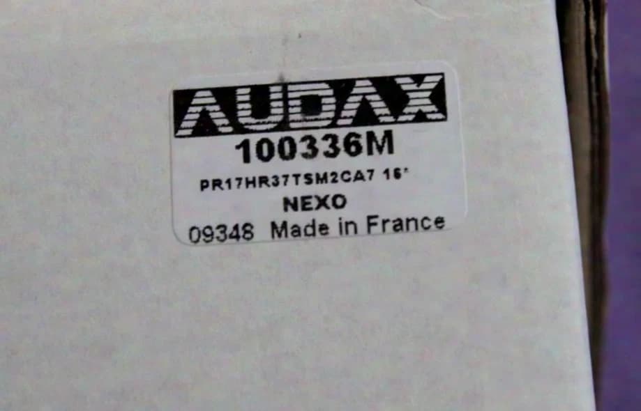 AUDAX PR170, PR17HR37 16 Ohm 7“ Chassis für z.B. NEXO PC Line
