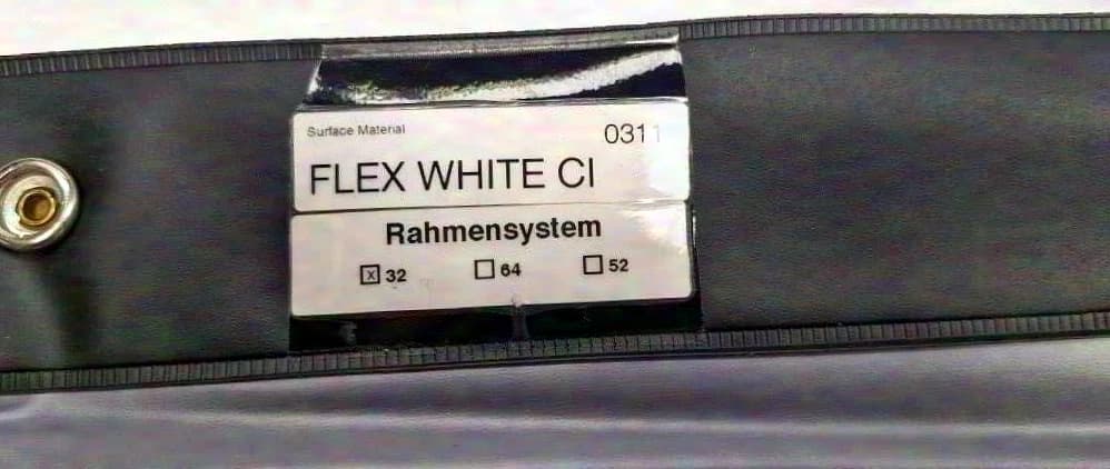 AV Stumpfl Flex White CI 0311 - 360 × 270 cm, ohne Rahmen)