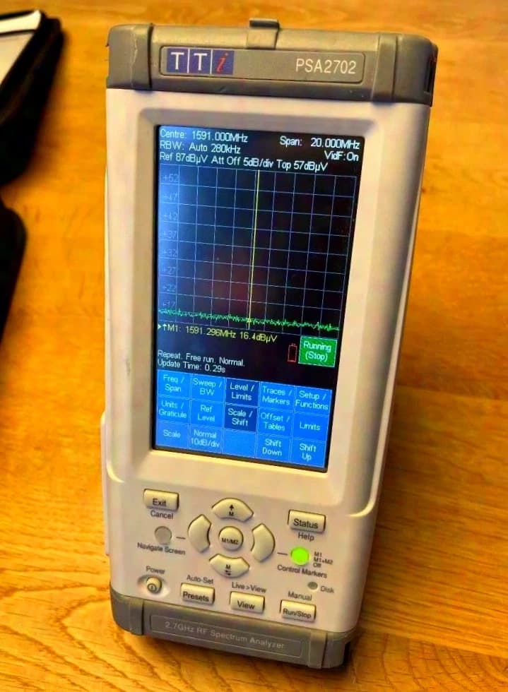 Aim TTi PSA2702 Spectrum Analyzer 2,7GHz - tragbar mit Akku