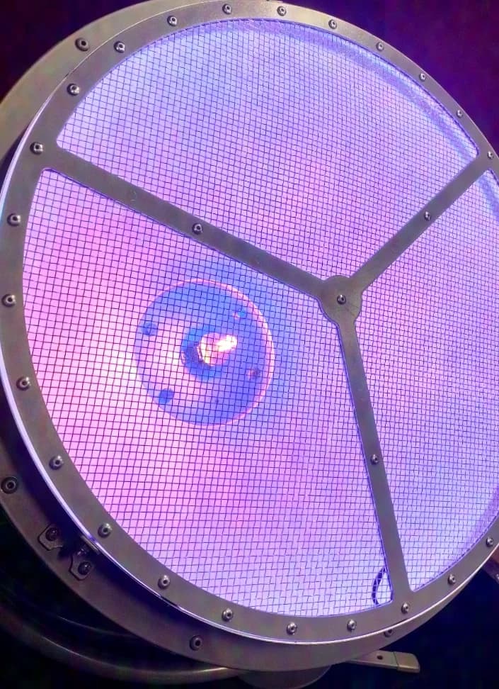 Alagast LUX Retro PATT im Case 2x 750 mit LED Ring Vintage Studio Bühnenscheinwerfer