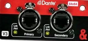Allen&Heath M-Dante V3 64x64 64/64 für SQ / AHM MSD64X