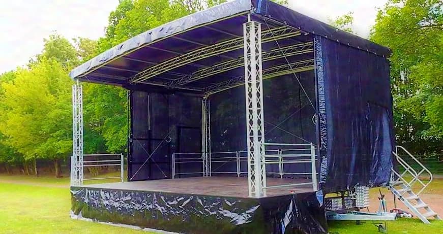 Alspaw Profiled mobile stage M48 (8 x 6 x 5 m) Trailerbühne Mobile Bühne