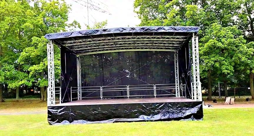 Alspaw Profiled mobile stage M48 (8 x 6 x 5 m) Trailerbühne Mobile Bühne