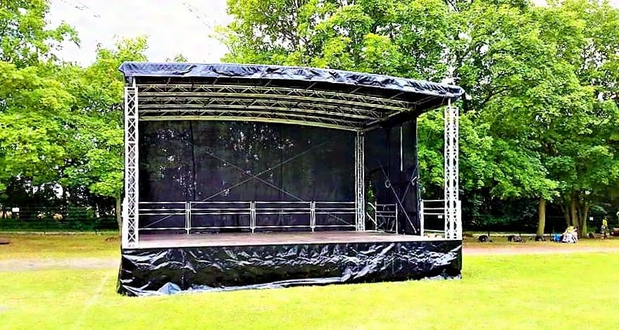 Alspaw Profiled mobile stage M48 (8 x 6 x 5 m) Trailerbühne Mobile Bühne
