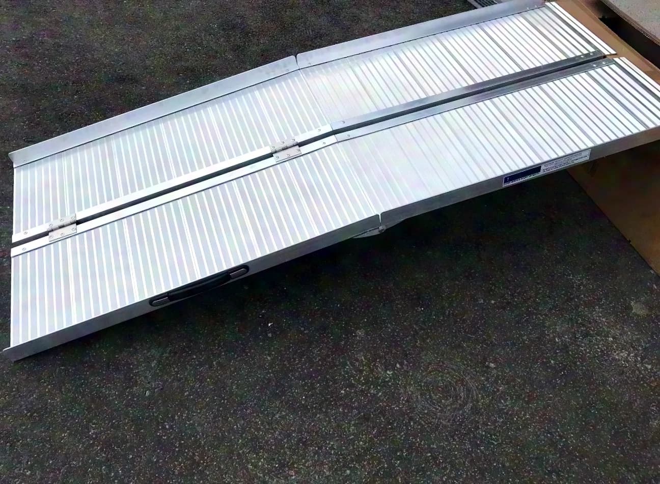 Alu-Rampe Alu Klapprampe Länge 183cm Max 272KG Veranstaltungstechnik