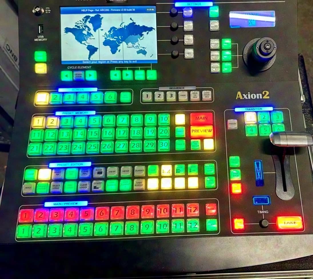 Analog Way Axion2 - Fernbedienung - Ref. ARC200 für Eikos Pulse etc.