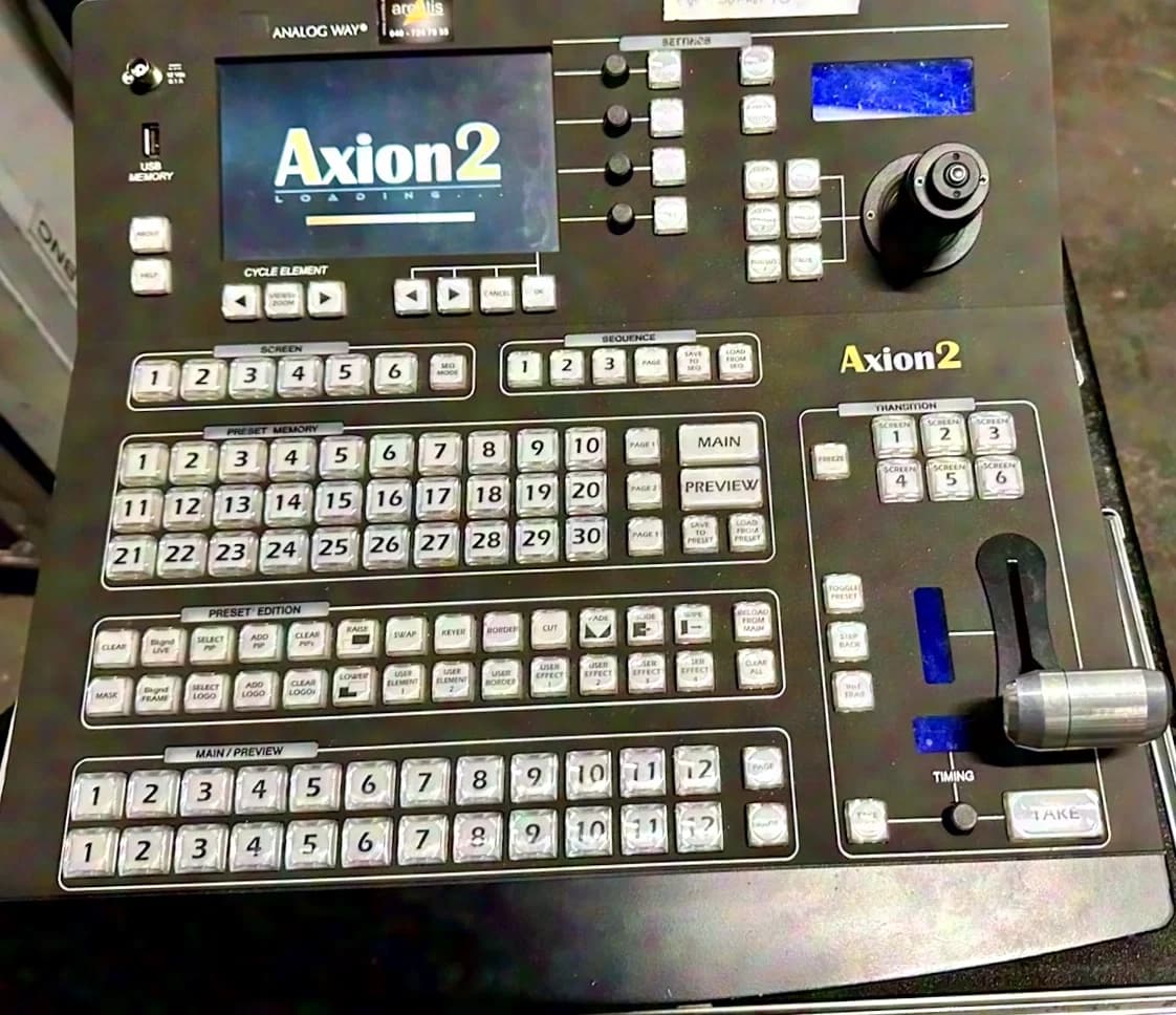 Analog Way Axion2 - Fernbedienung - Ref. ARC200 für Eikos Pulse etc.