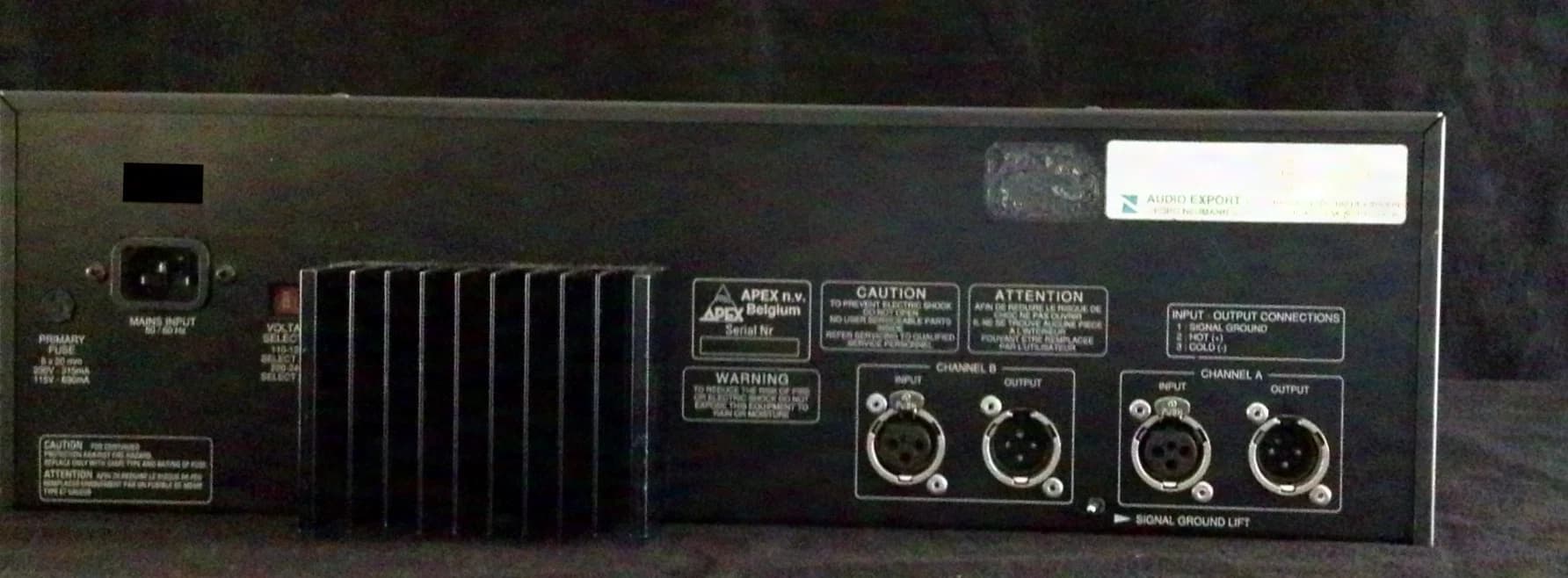 Apex PE232MKII Stereo-Equalizer
