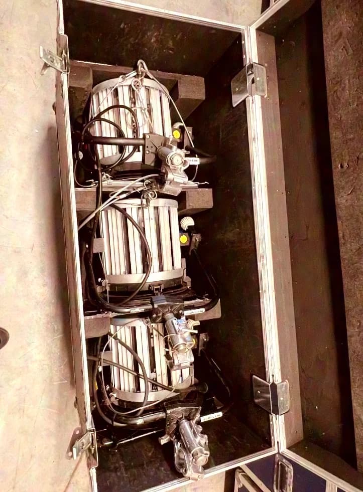 Arri Studio 2000 PO, Silber im 3er Case