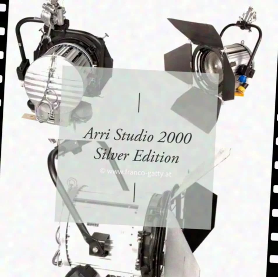 Arri Studio 2000 PO, Silber im 3er Case