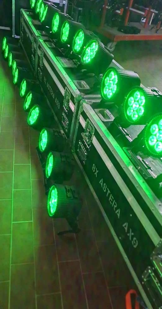 Astera Ax9 Akku LED Spot Set mit Case