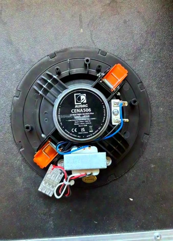 Audac CENA506 Einbaulautsprecher Schwarz