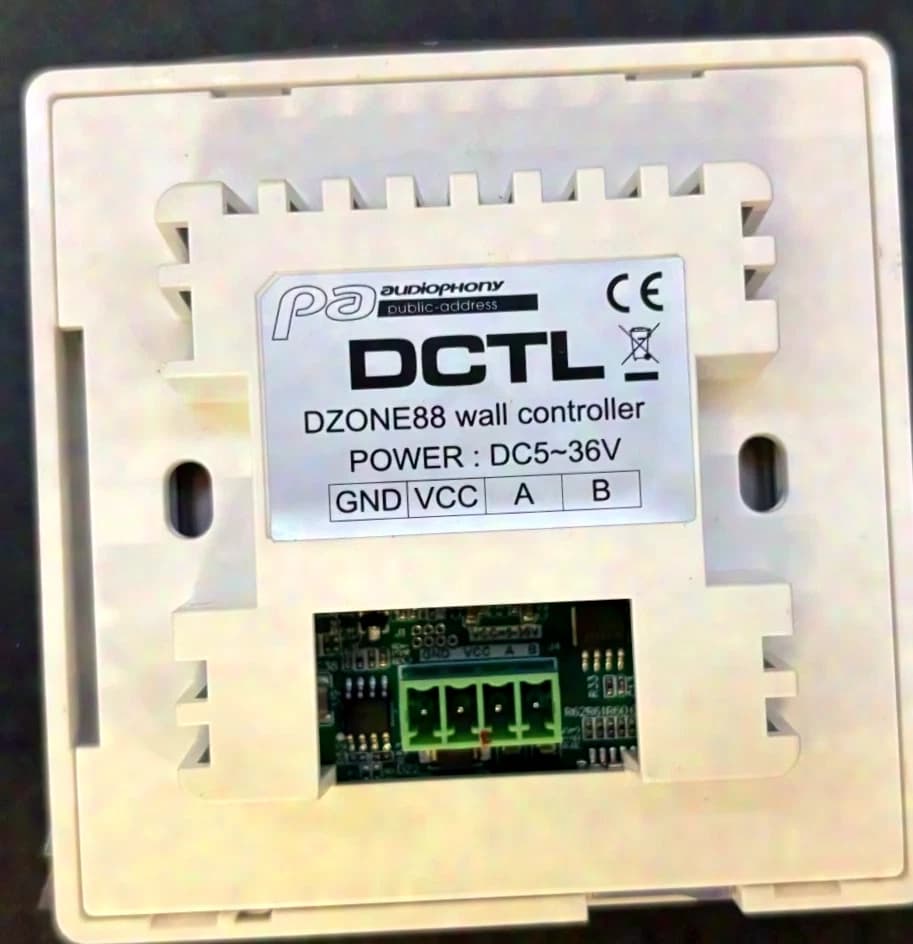 Audiophony DCTL Wall controller für DZONE88