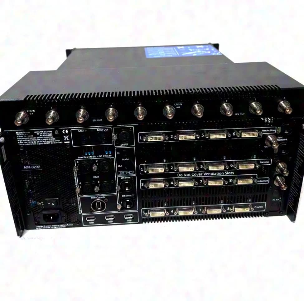 Avolites | Infinity RX8 Mediaserver