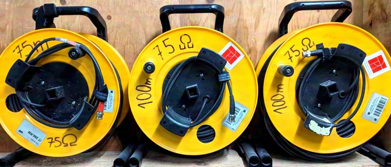 BNC Kabel 45m und 75m auf Schill-Kabeltrommel, 75 Ohm