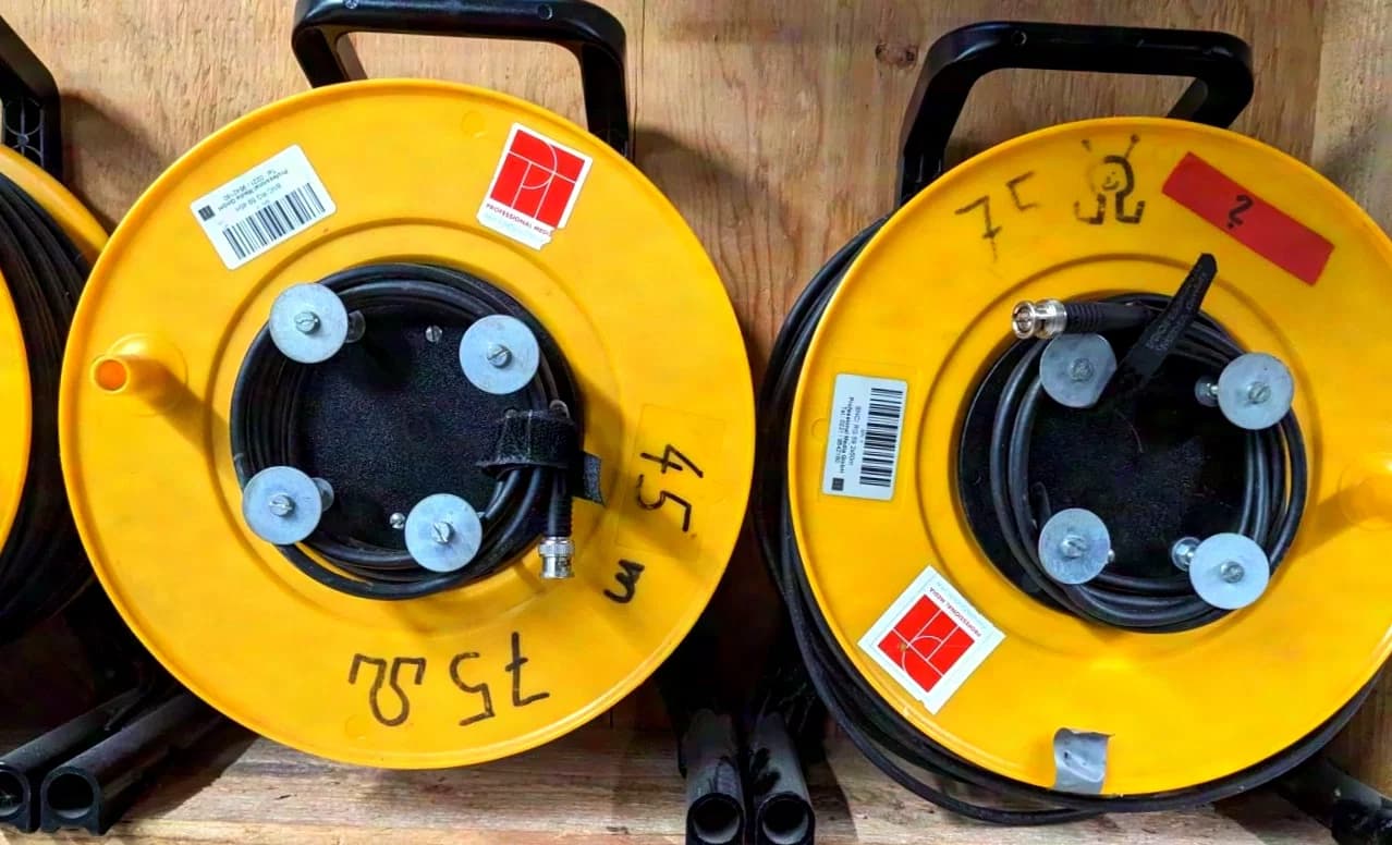 BNC Kabel 45m und 75m auf Schill-Kabeltrommel, 75 Ohm