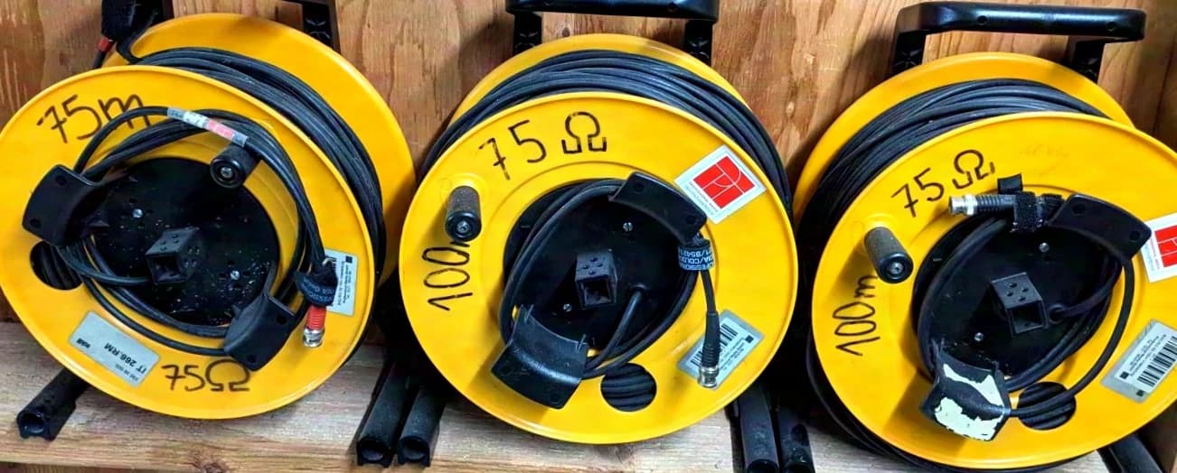 BNC Kabel 45m und 75m auf Schill-Kabeltrommel, 75 Ohm