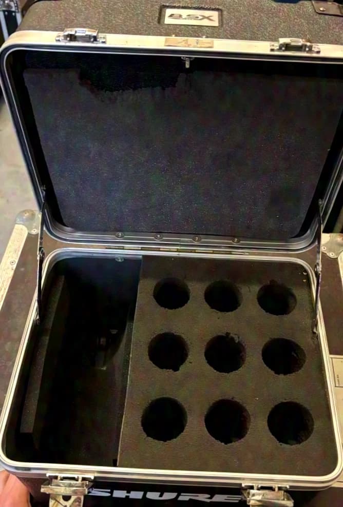 BSX Kunststoff Koffercase für Mikrofone
