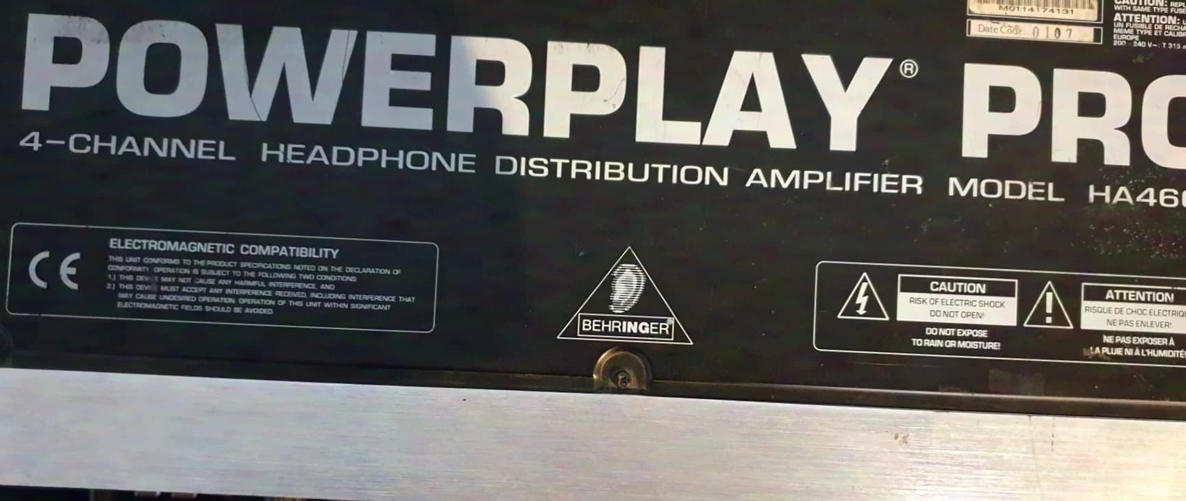 Behringer Powerplay Pro HA 4600