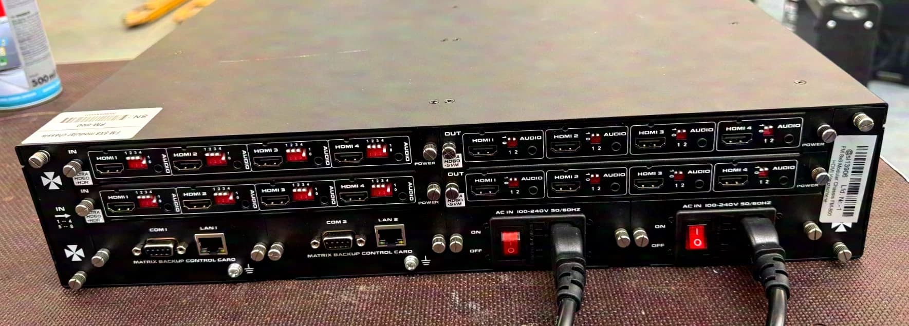BeingHD FM-800 8×8 Modular HDMI Matrix Switcher Kreuzschiene
