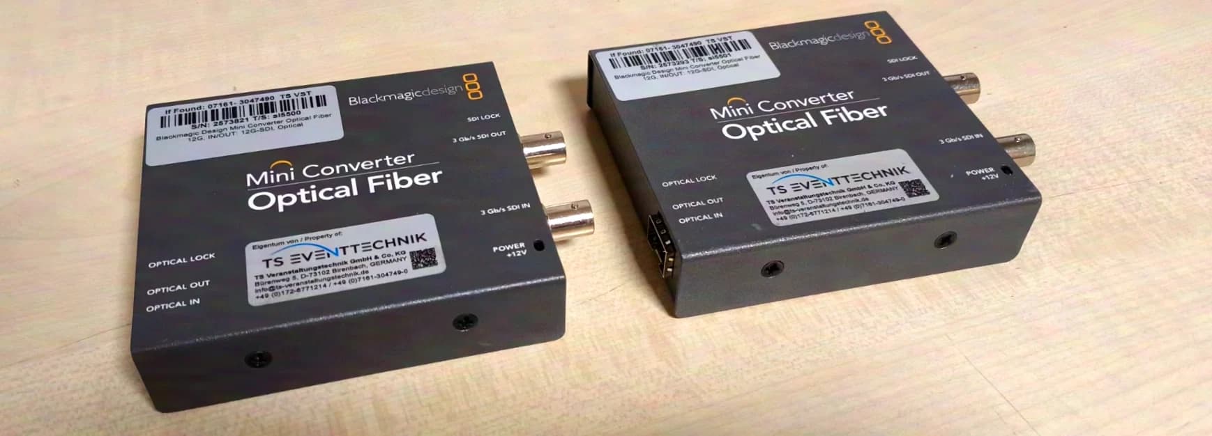 Blackmagic Optical Fiber Mini Converter