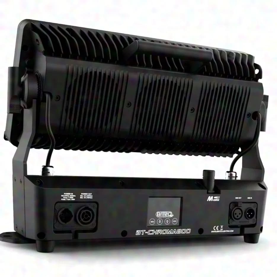 Briteq BT-Chroma Fluter, Washlight: Briteq BT-Chroma 800 LED Outdoor Panel, schwarz, RGBL 40x20W LED, IP65