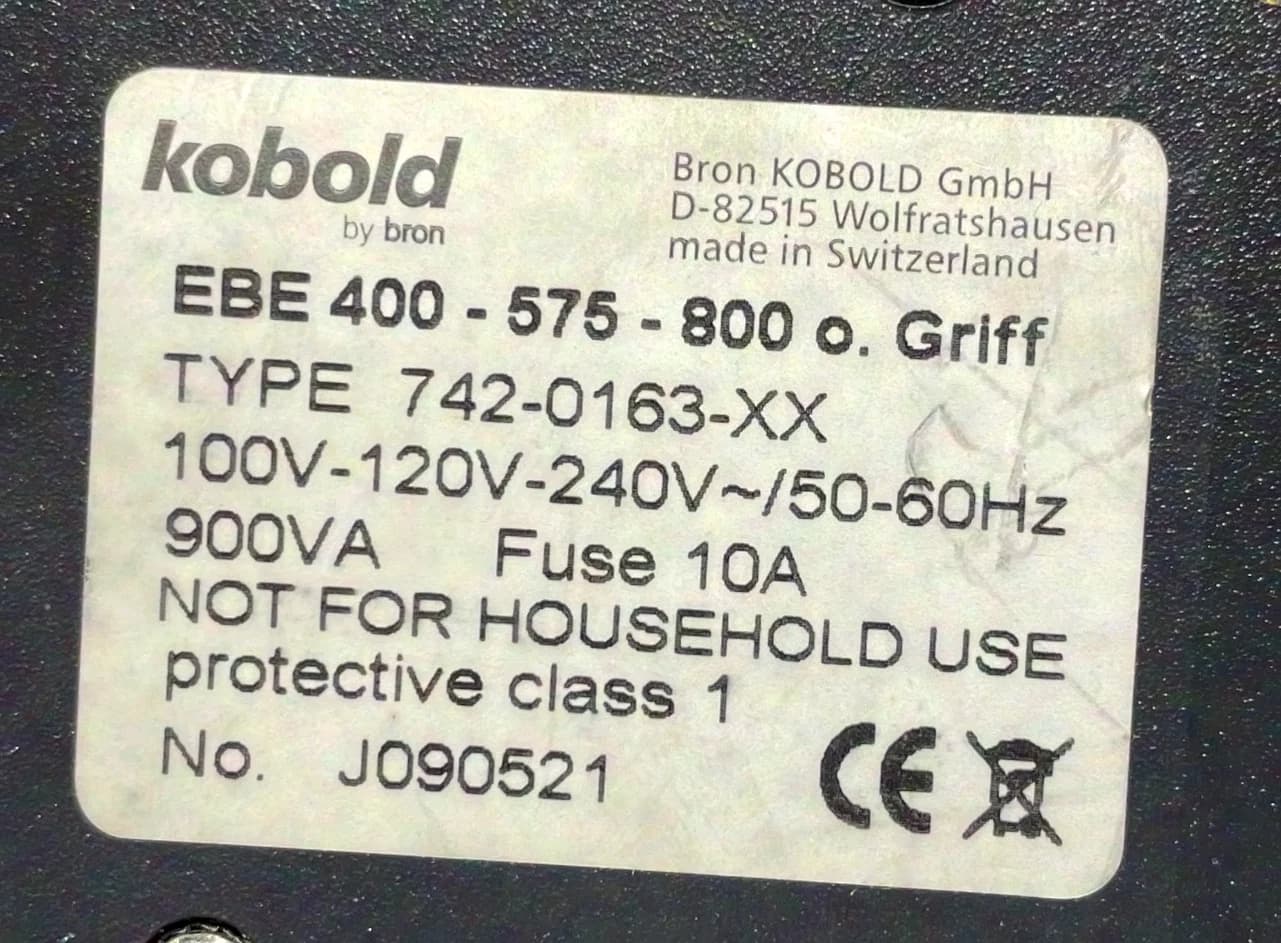 Bron Kobold EBE 400 - 575 - 800 Vorschaltgerät