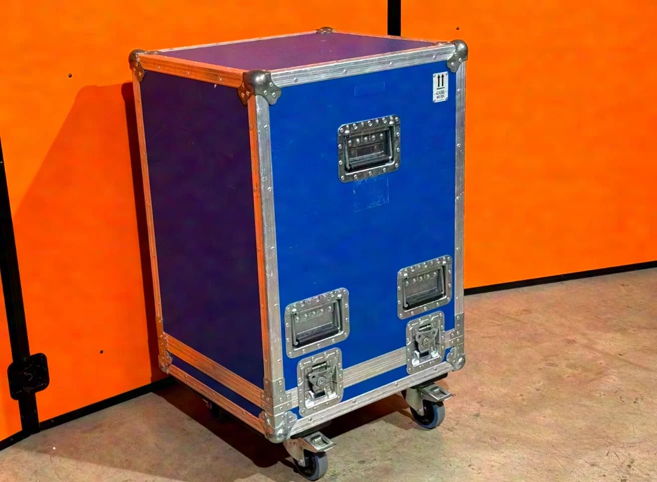 CASE WERK Hauben-Case inkl. 4x 3HE Rackmodul, blau