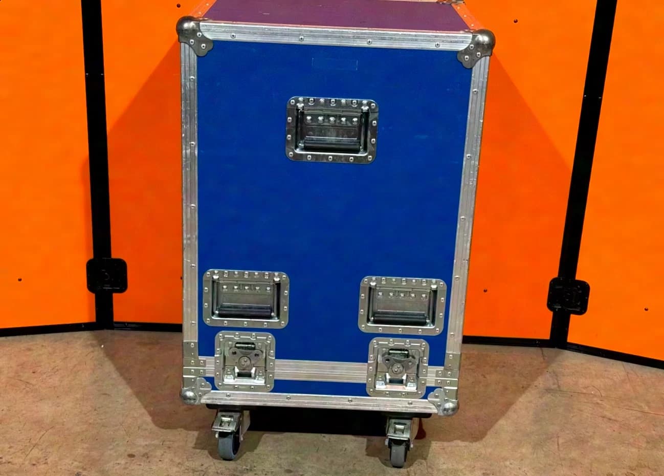 CASE WERK Hauben-Case inkl. 4x 3HE Rackmodul, blau