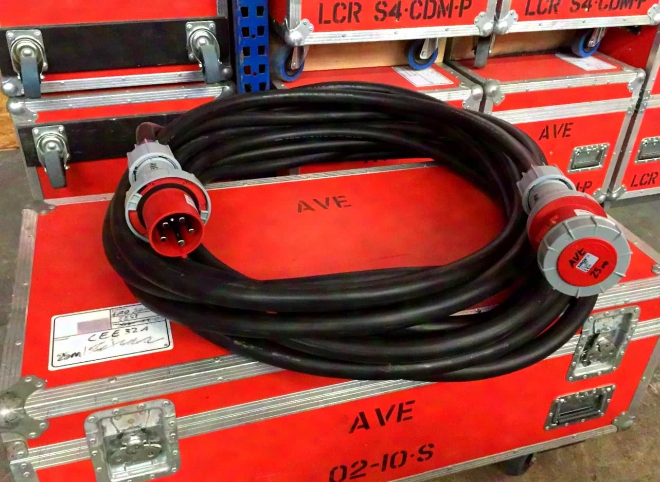 CEE 125A Kabel 25m