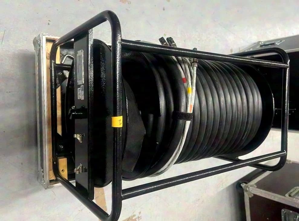 CONNEX 6 x CAT 6A 60m Multicore Trommel Case