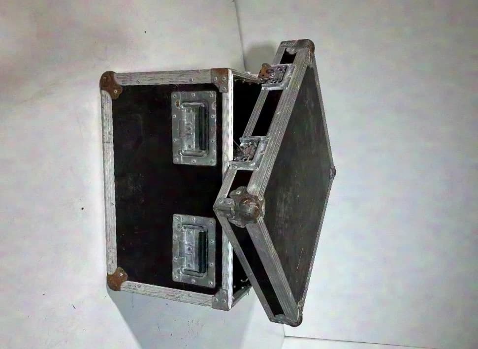 Case - leer - 61x58x46cm