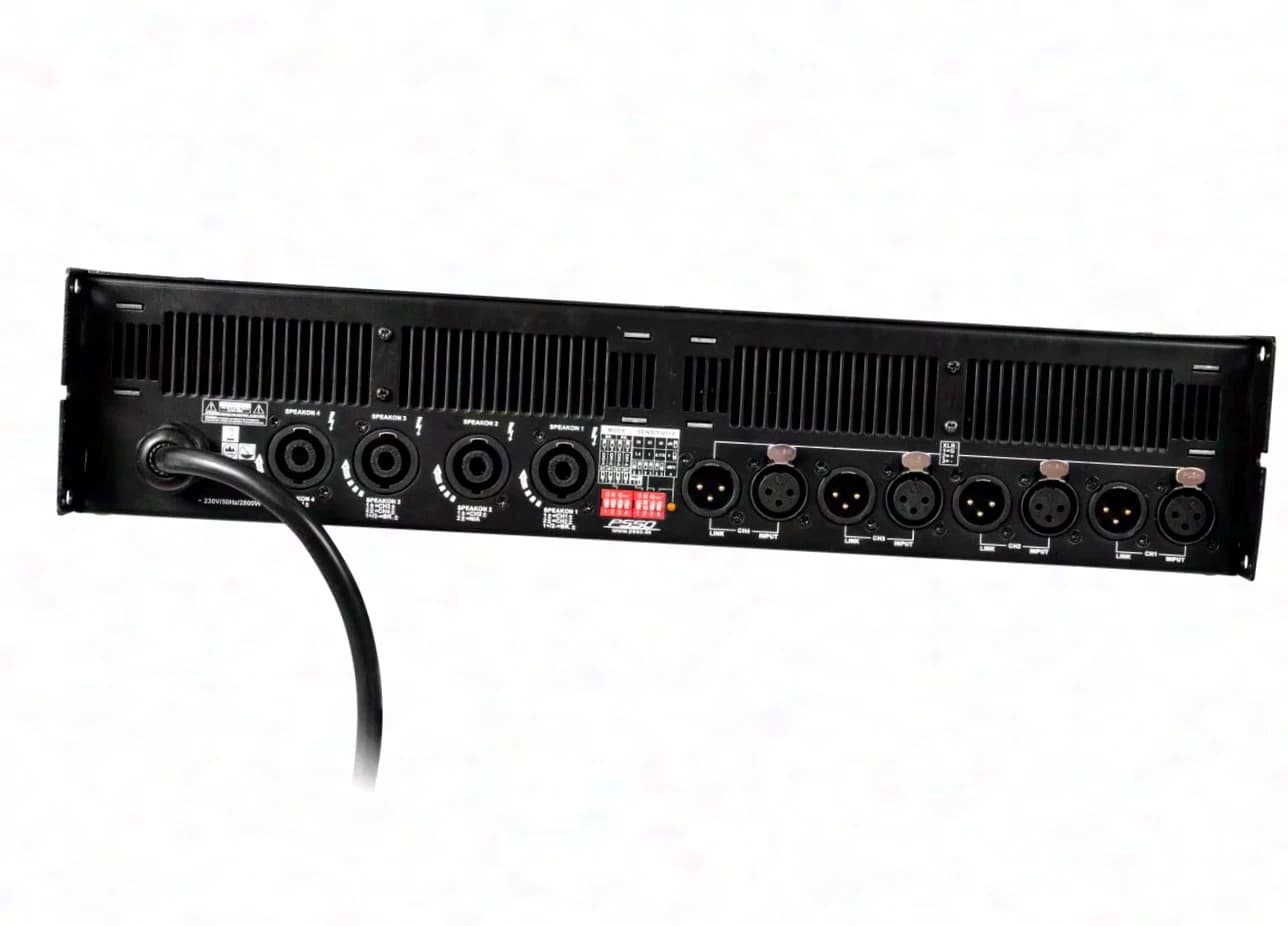 Celto acoustique PA / Audio Set - 2 x Top, 1 x Sub, 1 x 4 Kanal Endstufe, 1 x Digitaler Controller, 3 HE Rack