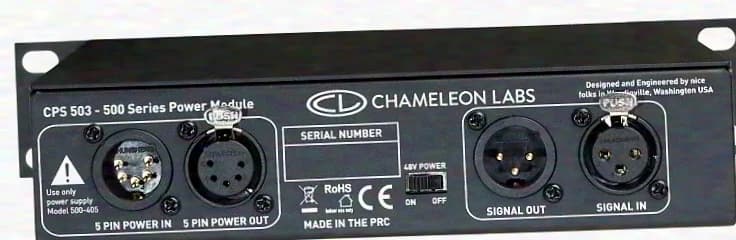 Chameleon Labs CPS-503-SLV 1-Slot Rackerweiterung für ein 500er-Modul