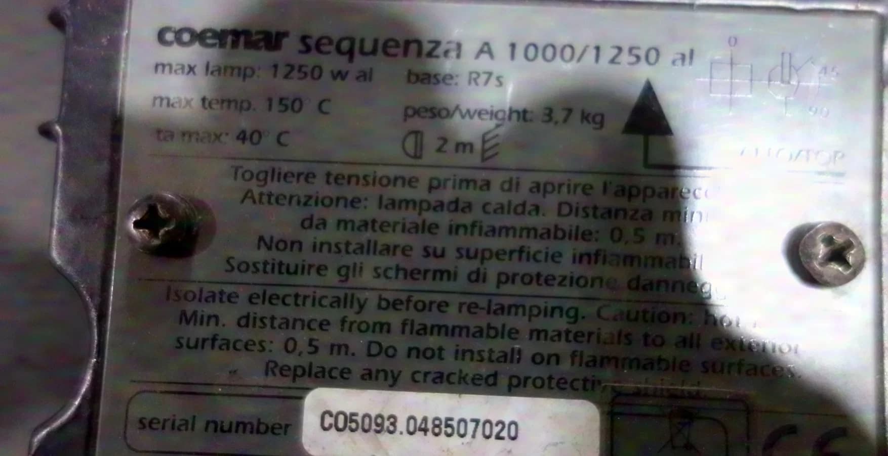 Coemar Sequenza A1000 1kW Asym. Fluter