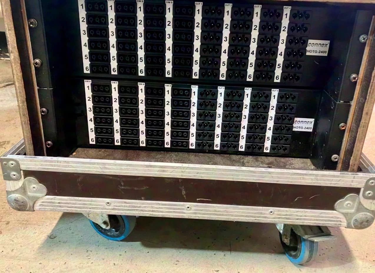 Connex HOTG-2400 Hotpatch-Rack 4x Harting 16-P In, 8x Harting 16-P Out